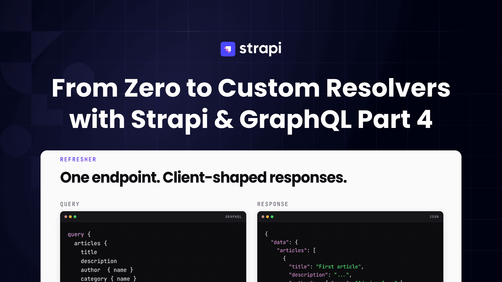 Getting Started with GraphQL, Strapi and Next.js 16